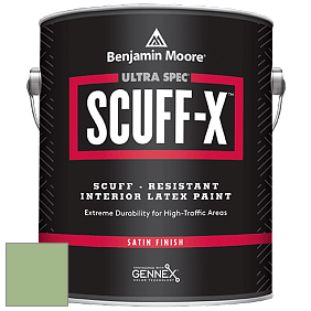 Benjamin Moore 486 Ultra Spec SCUFF-X Interior Satin Finish краска цвет NCS S 2030-G30Y 
