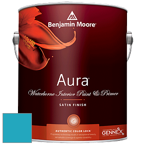 Benjamin Moore Aura 526 Waterborne Interior Satin Finish покрытие цвет 769 Dream I Can Fly