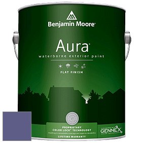Benjamin Moore Aura 629 Waterborne Exterior Flat Finish краска цвет 1407 Mauve Bauhaus