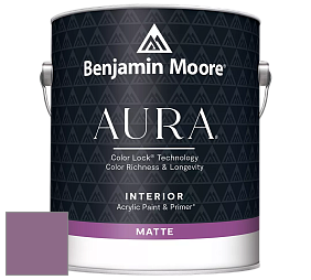Benjamin Moore Aura 522 Interior Paint - Matte краска цвет 1371 Plum Perfect