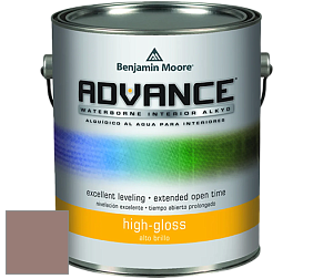 Benjamin Moore 794 Advance Interior Paint-High Gloss глянцевая алкидная эмаль цвет 2098-40 CafÃ© Ole