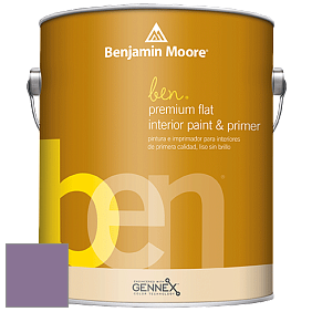 Benjamin Moore Ben W625 Premium Interior Latex Flat краска цвет NCS S 4030-R50B 