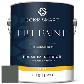 COLOR SMART CS 745 ELIT PAINT глубокоматовая моющаяся краска цвет RAL 7010 