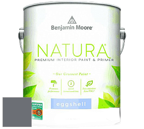 Benjamin Moore 513 Natura Interior Eggshell Finish краска с блеском цвет 1608 Ashland Slate