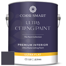 COLOR SMART CS 758 ULTRA CEILING PAINT ультраматовая краска цвет 2069-10 Deep Mulberry