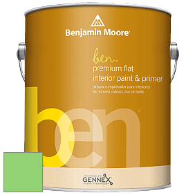 Benjamin Moore Ben W625 Premium Interior Latex Flat краска цвет NCS S 0560-G20Y 