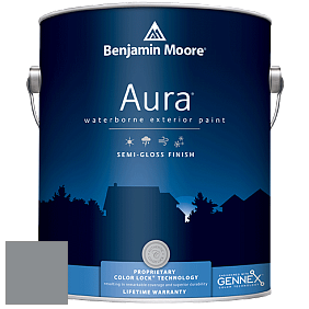 Benjamin Moore Aura 632 Waterborne Exterior Semi-Gloss Finish краска цвет 1601 Hearthstone