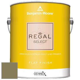 Benjamin Moore 547 Regal Select Waterborne Interior Flat Finish краска цвет 496 Chopped Dill