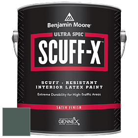 Benjamin Moore 486 Ultra Spec SCUFF-X Interior Satin Finish краска цвет 686 Crisp Romaine