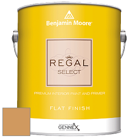 Benjamin Moore 547 Regal Select Waterborne Interior Flat Finish краска цвет 189 Morgan Hill Gold