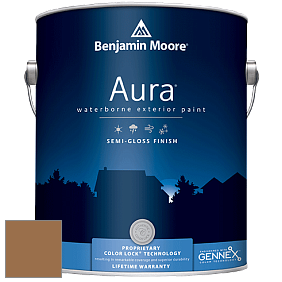 Benjamin Moore Aura 632 Waterborne Exterior Semi-Gloss Finish краска цвет 2161-20 Tawny