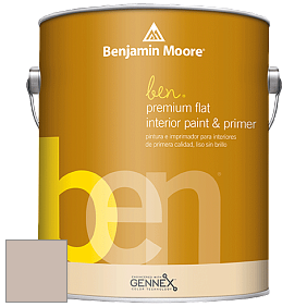 Benjamin Moore Ben W625 Premium Interior Latex Flat краска цвет 990 Hampshire Taupe