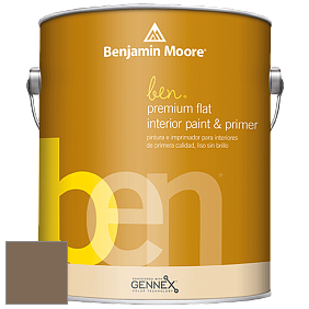 Benjamin Moore Ben W625 Premium Interior Latex Flat краска цвет AF-115 