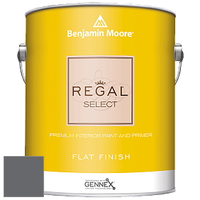 Benjamin Moore 547 Regal Select Waterborne Interior Flat Finish краска цвет 1616 Stormy Sky