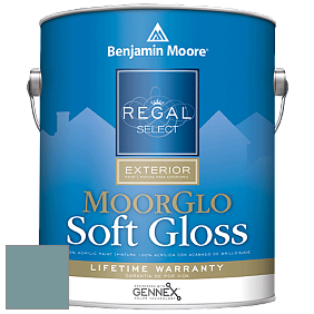 Benjamin Moore W096 Regal Select Exterior Paint-Moor GloSoft Gloss Finish краска цвет 719 Hemlock