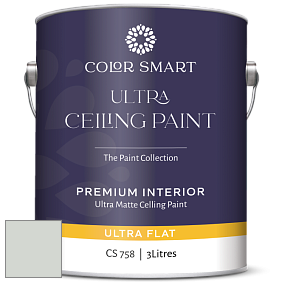 COLOR SMART CS 758 ULTRA CEILING PAINT ультраматовая краска цвет 864 Oystershell