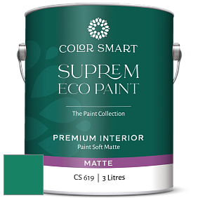 COLOR SMART CS 619 SUPREM ECO PAINT матовая краска цвет 2046-20 Garden Green