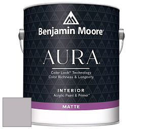 Benjamin Moore Aura 522 Interior Paint - Matte краска цвет 1452 After the Rain