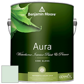 Benjamin Moore Aura 528 Waterborne Interior Semi-gloss Finish краска цвет 850 Reflection