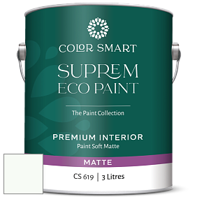 COLOR SMART CS 619 SUPREM ECO PAINT матовая краска цвет RAL 9016 