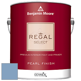 Benjamin Moore 550 Regal Select Waterborne Interior Pearl Finish краска цвет 823 Steel Blue