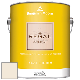 Benjamin Moore 547 Regal Select Waterborne Interior Flat Finish краска цвет 912 Linen White