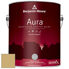 Benjamin Moore Aura 631 Waterborne Exterior Satin Finish краска цвет 383 Meadow View