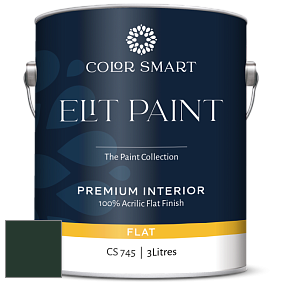 COLOR SMART CS 745 ELIT PAINT глубокоматовая моющаяся краска цвет RAL 6009 