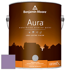 Benjamin Moore Aura 634 Waterborne Exterior Low Lustre Finish краска цвет 1391 Naples Sunset