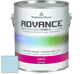 Benjamin Moore 792 Advance Interior Paint-Satin эмаль цвет 793 Watercolor Blue