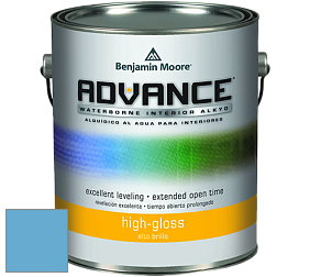 Benjamin Moore 794 Advance Interior Paint-High Gloss глянцевая алкидная эмаль цвет 796 Nova Scotia Blue