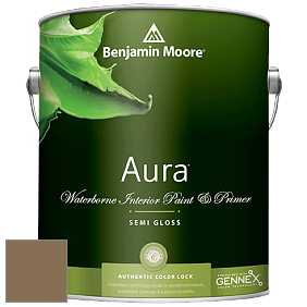 Benjamin Moore Aura 528 Waterborne Interior Semi-gloss Finish краска цвет 237 Silken Moss
