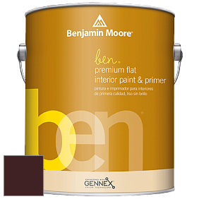 Benjamin Moore Ben W625 Premium Interior Latex Flat краска цвет RAL 3007 