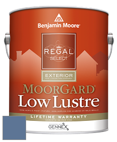 Benjamin Moore W103 Regal Select Exterior Paint-MoorGard Low Lustre Finish краска цвет 825 Blue Nova