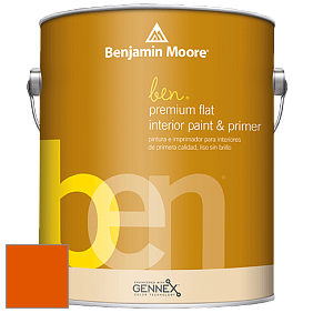 Benjamin Moore Ben W625 Premium Interior Latex Flat краска цвет RAL 2009 