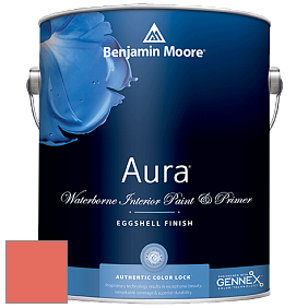 Benjamin Moore Aura 524 Waterborne Interior Eggshell Finish краска цвет 006 Picante