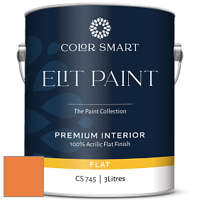 COLOR SMART CS 745 ELIT PAINT глубокоматовая моющаяся краска цвет 2015-30 Calypso Orange