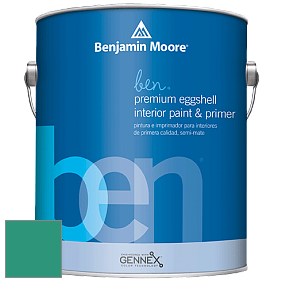 Benjamin Moore Ben W626 Premium Interior Latex Eggshell краска цвет 608 Erin Green