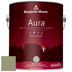 Benjamin Moore Aura 631 Waterborne Exterior Satin Finish краска цвет AF-445 