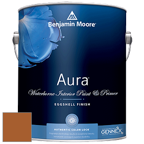 Benjamin Moore Aura 524 Waterborne Interior Eggshell Finish краска цвет RAL 8023 