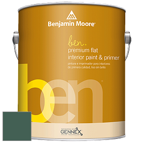 Benjamin Moore Ben W625 Premium Interior Latex Flat краска цвет 602 Gondola Ride