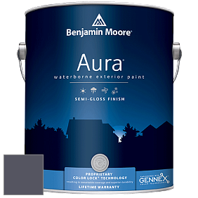 Benjamin Moore Aura 632 Waterborne Exterior Semi-Gloss Finish краска цвет 1428 Wood Violet