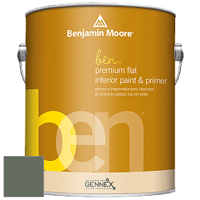 Benjamin Moore Ben W625 Premium Interior Latex Flat краска цвет 447 Holiday Wreath
