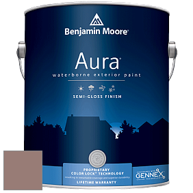Benjamin Moore Aura 632 Waterborne Exterior Semi-Gloss Finish краска цвет 2098-40 CafÃ© Ole