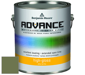 Benjamin Moore 794 Advance Interior Paint-High Gloss глянцевая алкидная эмаль цвет 434 Herb Garden