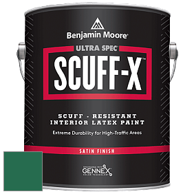 Benjamin Moore 486 Ultra Spec SCUFF-X Interior Satin Finish краска цвет 2044-10 Green