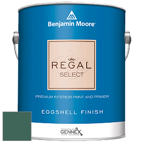 Benjamin Moore 549 Regal Select Waterborne Interior Eggshell Finish краска цвет 651 Brazilian Rainforest