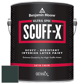Benjamin Moore 486 Ultra Spec SCUFF-X Interior Satin Finish краска цвет RAL 6012 