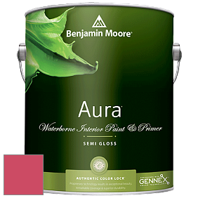 Benjamin Moore Aura 528 Waterborne Interior Semi-gloss Finish краска цвет 2001-30 Spring Tulips