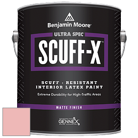 Benjamin Moore 484 Ultra Spec SCUFF-X Interior Matte Finish краска цвет 2171-50 Pearly Pink